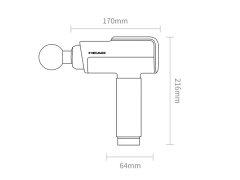کیفیت ماساژور تفنگی قابل حمل شیائومی مدل Xiaomi HEAD Pro Massage Gun FG007