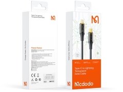 خرید کابل شارژ سریع و انتقال داده تایپ‌سی به لایتنینگ 1.2 متری مک‌دودو MCDODO CA-159 36W Type-C to Lightning Cable