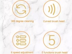 برس حمام برقی کنگنیسین Kangnaixin MYS-02 Multi-function Electric Bath Brush