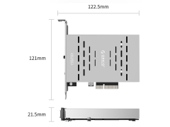 کیفیت کارت اینترنال اوریکو ORICO PCl-E M.2 SSD Card with Raid  PRS2