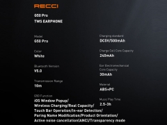 هندزفری بلوتوث طرح ایرپاد رسی Recci headphones Wireless G50 PRO