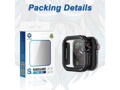 محافظ صفحه نمایش شیشه ای و قاب اپل واچ سری7 سایز 45 میلی متر لیتو LITO S+ Apple Watch Series 7 45mm Armor Glass &amp; Case