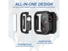 محافظ صفحه نمایش شیشه ای و قاب اپل واچ سری7 سایز 45 میلی متر لیتو LITO S+ Apple Watch Series 7 45mm Armor Glass &amp; Case