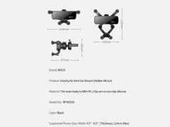 پایه نگهدارنده گوشی موبایل داخل خودرو راک Rock Cell Phone Holder RPH0928