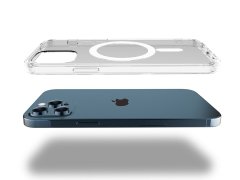 قاب ضد ضربه مگ سیف آیفون 12 و 12 پرو گرین Green iphone 12/12 Pro Clear Magsafe Anti-Shock Case