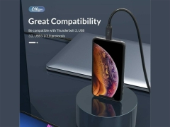 کیفیت کابل تاندربولت 50 سانتی متری اوریکو ORICO U4C05 ORICO USB4.0 Multifunctional Cable
