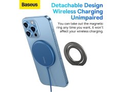 حلقه نگهدارنده مغناطیسی آیفون بیسوس Baseus Halo Series Foldable Metal Ring SUCH000013