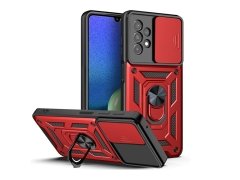 قاب محافظ لنز و حلقه دار سامسونگ Samsung Galaxy A73 Slide Camera &amp; Ring Holder Stand Case