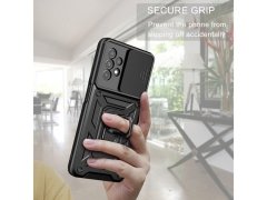 قاب محافظ لنز و حلقه دار سامسونگ Samsung Galaxy A32 4G Slide Camera &amp; Ring Holder Stand Case