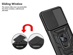 قاب محافظ لنز و حلقه دار سامسونگ Samsung Galaxy A32 4G Slide Camera &amp; Ring Holder Stand Case