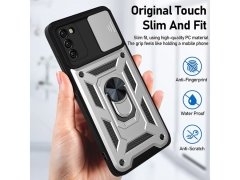 قاب محافظ لنز و حلقه دار سامسونگ Samsung Galaxy A03S Slide Camera &amp; Ring Holder Stand Case