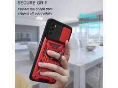 قاب محافظ لنز و حلقه دار سامسونگ Samsung Galaxy A03S Slide Camera &amp; Ring Holder Stand Case