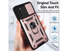 قاب محافظ لنز و حلقه دار سامسونگ Samsung Galaxy A02S Slide Camera &amp; Ring Holder Stand Case