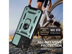قاب محافظ لنز و حلقه دار سامسونگ Samsung Galaxy A02S Slide Camera &amp; Ring Holder Stand Case