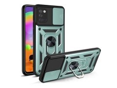 قاب محافظ لنز و حلقه دار سامسونگ Samsung Galaxy A31 Slide Camera &amp; Ring Holder Stand Case