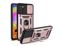 قاب محافظ لنز و حلقه دار سامسونگ Samsung Galaxy A31 Slide Camera &amp; Ring Holder Stand Case