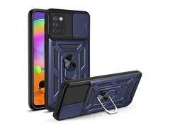 قاب محافظ لنز و حلقه دار سامسونگ Samsung Galaxy A31 Slide Camera &amp; Ring Holder Stand Case