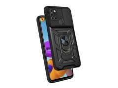 قاب محافظ لنز و حلقه دار سامسونگ Samsung Galaxy A21S Slide Camera &amp; Ring Holder Stand Case