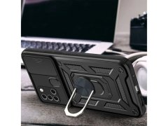 قاب محافظ لنز و حلقه دار سامسونگ Samsung Galaxy A21S Slide Camera &amp; Ring Holder Stand Case