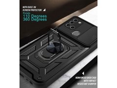 قاب محافظ لنز و حلقه دار سامسونگ Samsung Galaxy A21S Slide Camera &amp; Ring Holder Stand Case