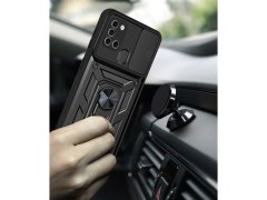قاب محافظ لنز و حلقه دار سامسونگ Samsung Galaxy A21S Slide Camera &amp; Ring Holder Stand Case