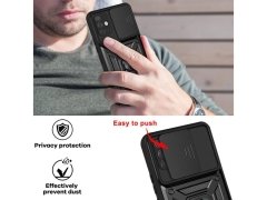 قاب محافظ لنز و حلقه دار سامسونگ Samsung Galaxy A51 Slide Camera &amp; Ring Holder Stand Case