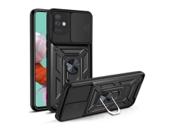 قاب محافظ لنز و حلقه دار سامسونگ Samsung Galaxy A71 Slide Camera &amp; Ring Holder Stand Case