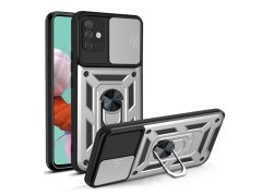 قاب محافظ لنز و حلقه دار سامسونگ Samsung Galaxy A71 Slide Camera &amp; Ring Holder Stand Case