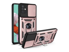 قاب محافظ لنز و حلقه دار سامسونگ Samsung Galaxy A71 Slide Camera &amp; Ring Holder Stand Case