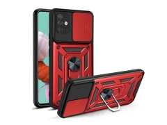 قاب محافظ لنز و حلقه دار سامسونگ Samsung Galaxy A71 Slide Camera &amp; Ring Holder Stand Case