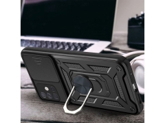 قاب محافظ لنز و حلقه دار سامسونگ Samsung Galaxy A71 Slide Camera &amp; Ring Holder Stand Case