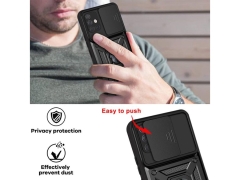 قاب محافظ لنز و حلقه دار سامسونگ Samsung Galaxy A71 Slide Camera &amp; Ring Holder Stand Case