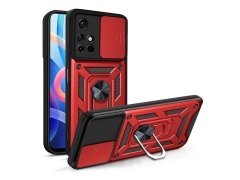قاب محافظ لنز و حلقه دار شیائومی Xiaomi Redmi Note 11 China Slide Camera &amp; Ring Holder Stand Case