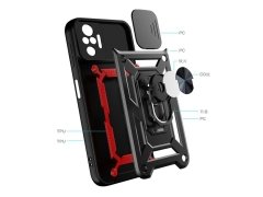 قاب محافظ لنز و حلقه دار شیائومی Xiaomi Redmi Note 10 Pro/Redmi Note 10 Pro Max Slide Camera &amp; Ring Holder Stand Case
