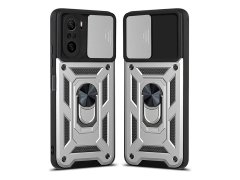 قاب محافظ لنز و حلقه دار شیائومی Xiaomi Poco F3 Slide Camera &amp; Ring Holder Stand Case