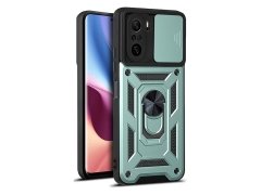 قاب محافظ لنز و حلقه دار شیائومی Xiaomi Poco F3 Slide Camera &amp; Ring Holder Stand Case
