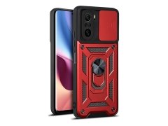 قاب محافظ لنز و حلقه دار شیائومی Xiaomi Poco F3 Slide Camera &amp; Ring Holder Stand Case