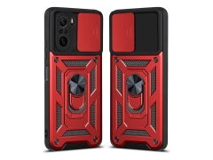 قاب محافظ لنز و حلقه دار شیائومی Xiaomi Poco F3 Slide Camera &amp; Ring Holder Stand Case
