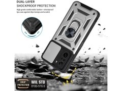 قاب محافظ لنز و حلقه دار شیائومی Xiaomi Poco F3 Slide Camera &amp; Ring Holder Stand Case