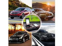 پد نگهدارنده موبایل ضدلغزش چهار کاره داخل خودرو باویس BAVISS Dashboard Mat Phone Holder with Aromatherapy Slot B-28