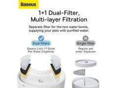 مجموعه فیلتر 8 عددی ظرف آب هوشمند بیسوس Baseus Smart Pet Water Dispenser Filter Set ACLY010002