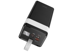 قیمت پاوربانک دو پورت هوکو داری نمایشگر و چراغ قوه Hoco Power bank J86 Powermaster 22.5W 40000mAh