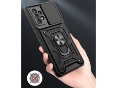 قاب محافظ لنز و حلقه دار سامسونگ Samsung Galaxy A23 4G Slide Camera &amp; Ring Holder Stand Case