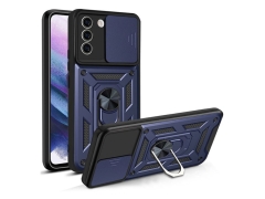 قاب محافظ لنز و حلقه دار سامسونگ Samsung Galaxy S21 FE Slide Camera &amp; Ring Holder Stand Case