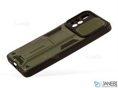 قاب محافظ لنز و استند دار شیائومی Xiaomi Poco M4 Pro 5G Slide Camera &amp; Stand Case