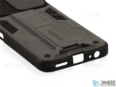 قاب محافظ لنز و استند دار سامسونگ Samsung Galaxy A22 5G Slide Camera &amp; Stand Case