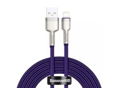 کابل شارژ سریع و انتقال داده لایتنینگ بیسوس Baseus Cafule Metal Lightning Cable 2m 2.4A