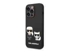 قاب سیلیکونی آیفون 14 پرو مکس طرح گربه و کارل CG Mobile iphone 14 Pro Max Cat Karl Lagerfeld Silicone Case