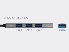 هاب تایپ سی اوریکو ORICO AH-13 Type-C to USB3.0 HUB