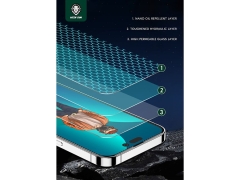محافظ صفحه نمایش شیشه ای آیفون 14 پرو مکس گرین Green iphone 14 Pro Max 3D Desert Glass